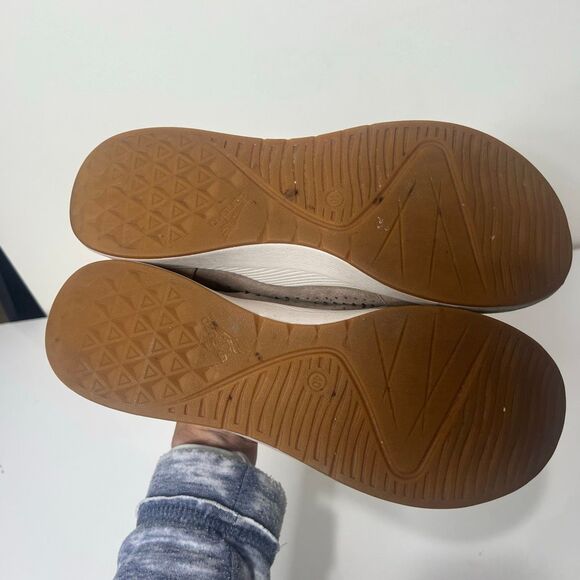 Dansko Tan Leather laser Cut Sneakers Womens Sz 40 Exc Cond - Picture 5 of 8